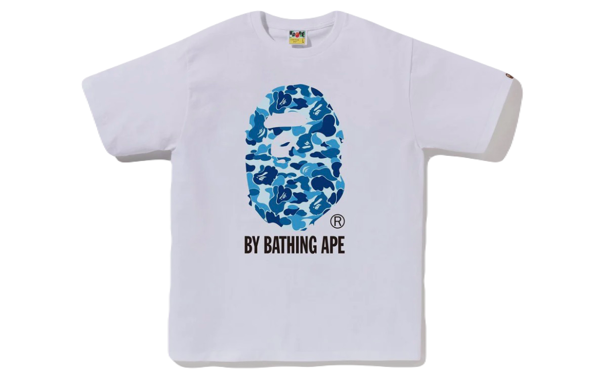 BAPE Blue Camo Tee